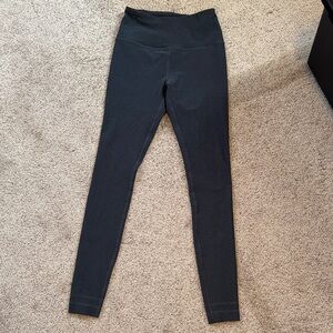 Dark Heather Gray High-Waisted Leggings